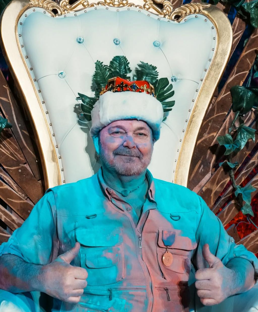 Jean-Michel Anctil lors de sa victoire à Sortez-moi d'ici