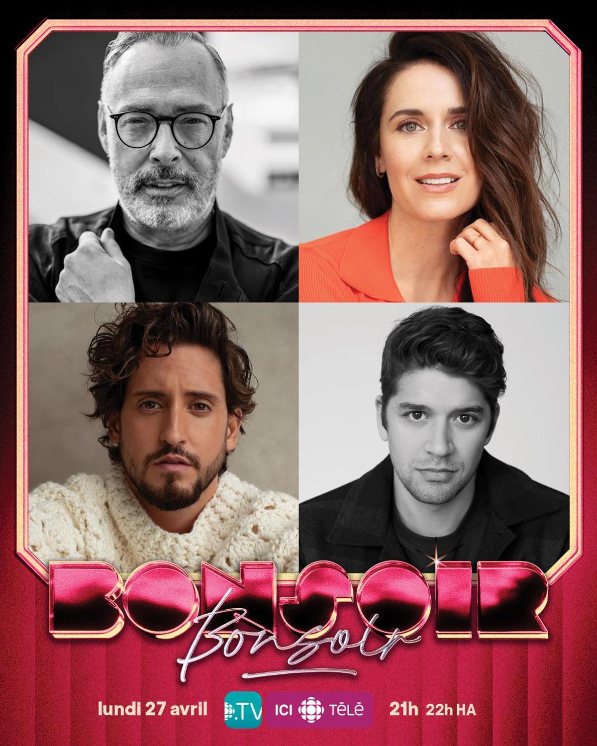 Les invités de Jean-Sébastien Girard à Bonsoir Bonsoir ce 27 avril 2026