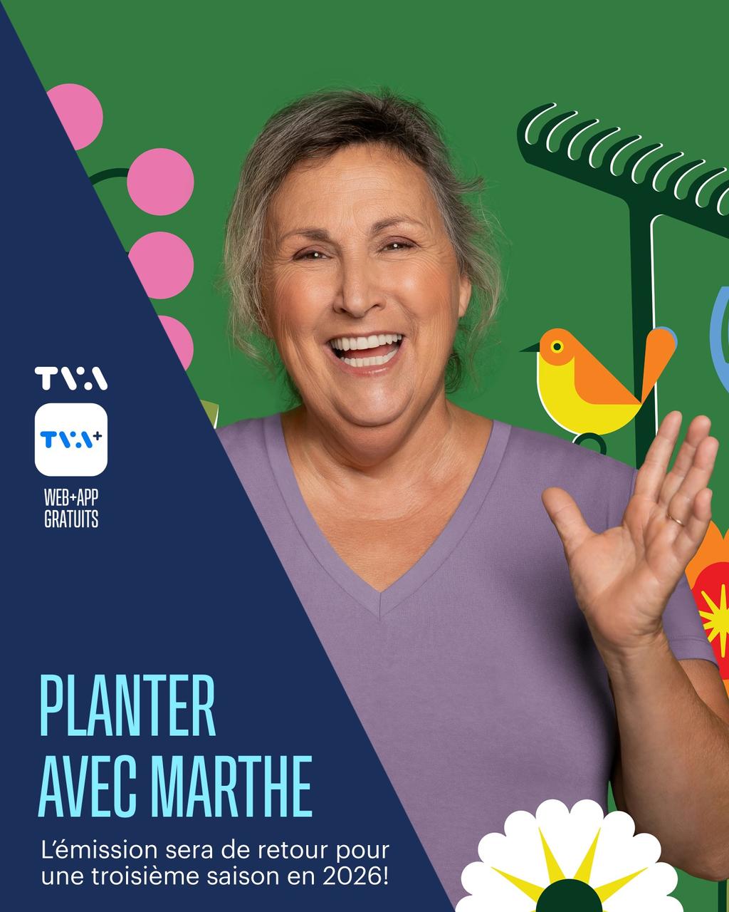 Planter avec Marthe sera de retour pour une 3è saison