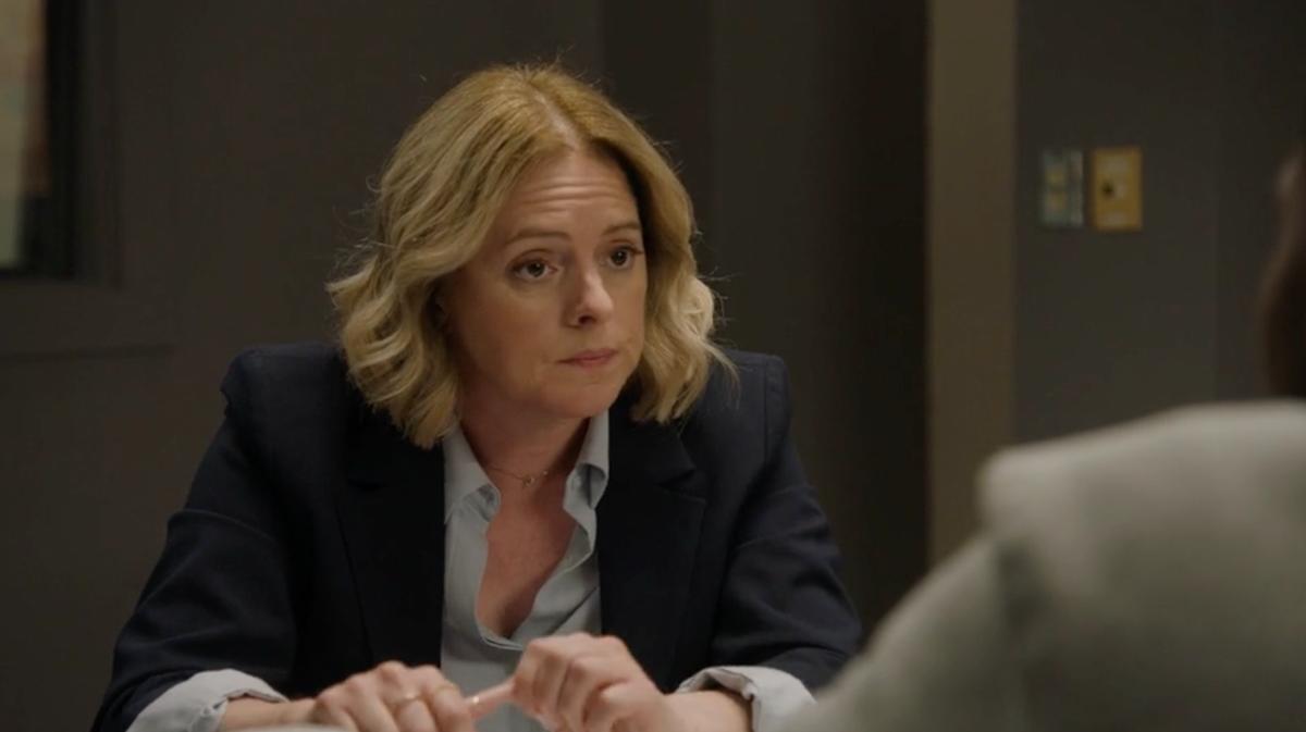 Mathilde Lapierre dans son rôle de Catherine Trudeau dans Antigang