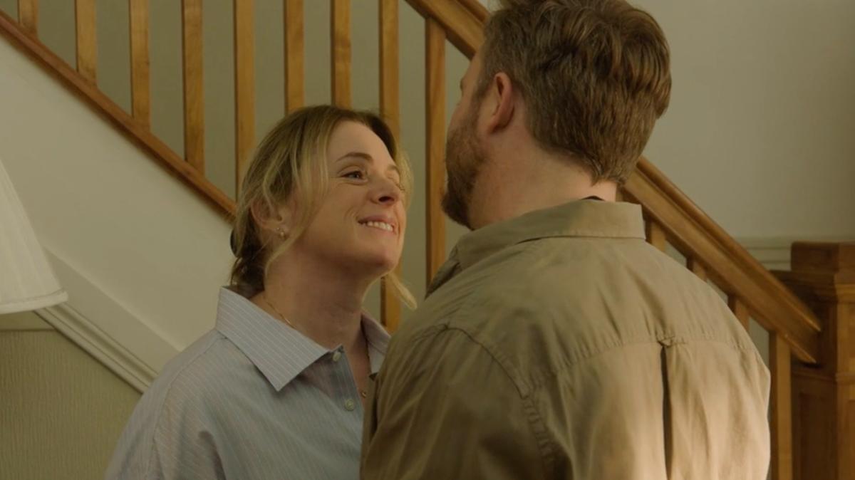 Mathilde Lapierre dans son rôle de Catherine Trudeau dans Antigang