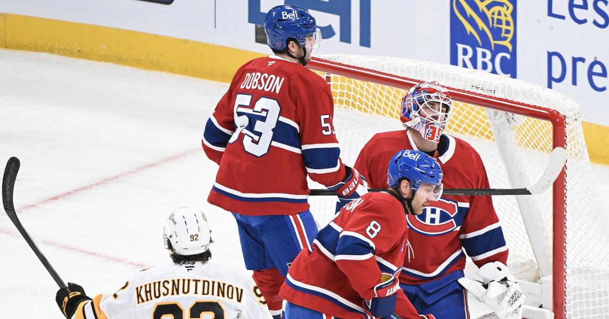 Noah Dobson, Mike Matheson et Samuel Montembeault