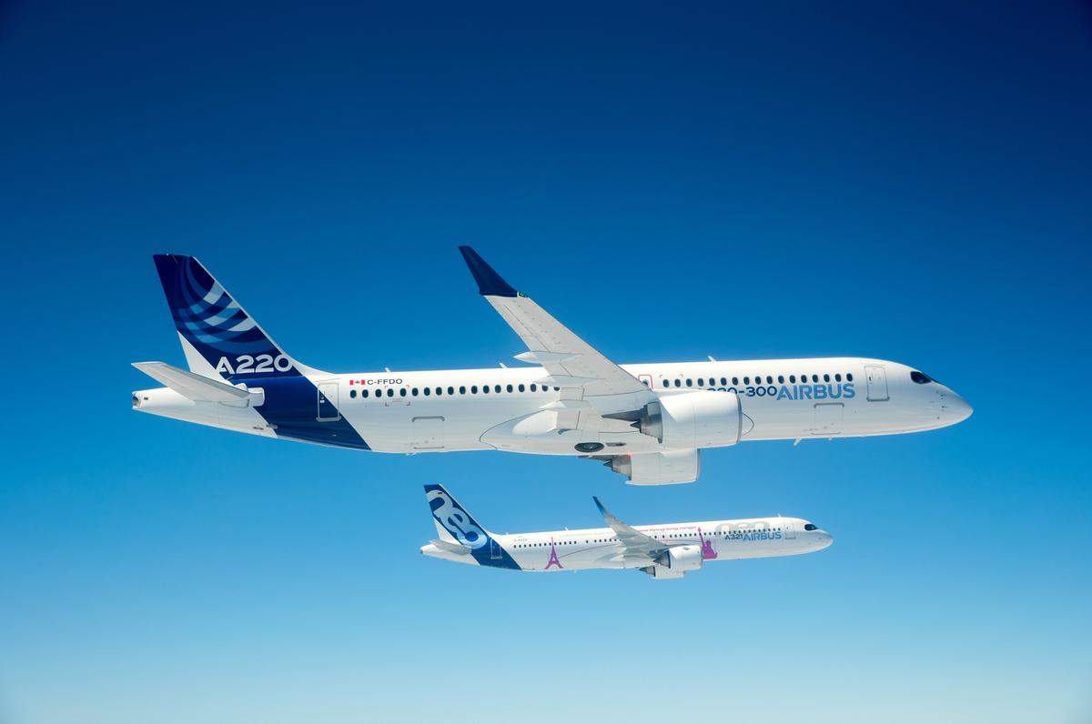 Capture d'écran Facebook - Airbus Canada