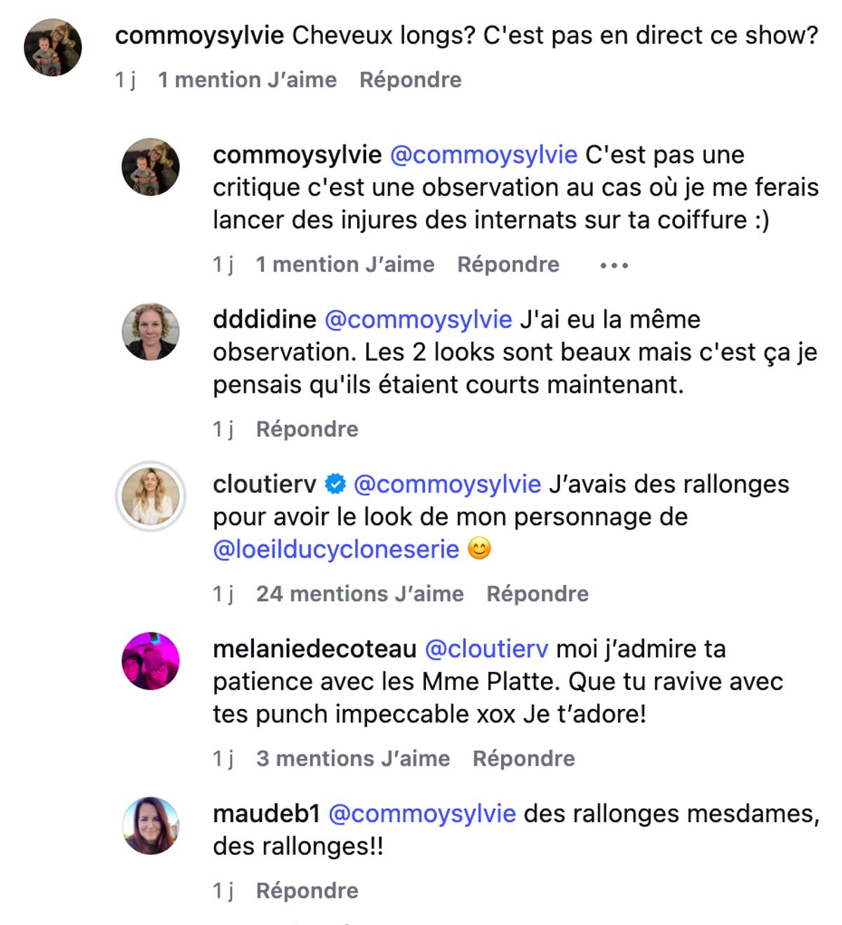 Véronique Cloutier explique la magie de ses cheveux longs à «En direct de l'Univers» 