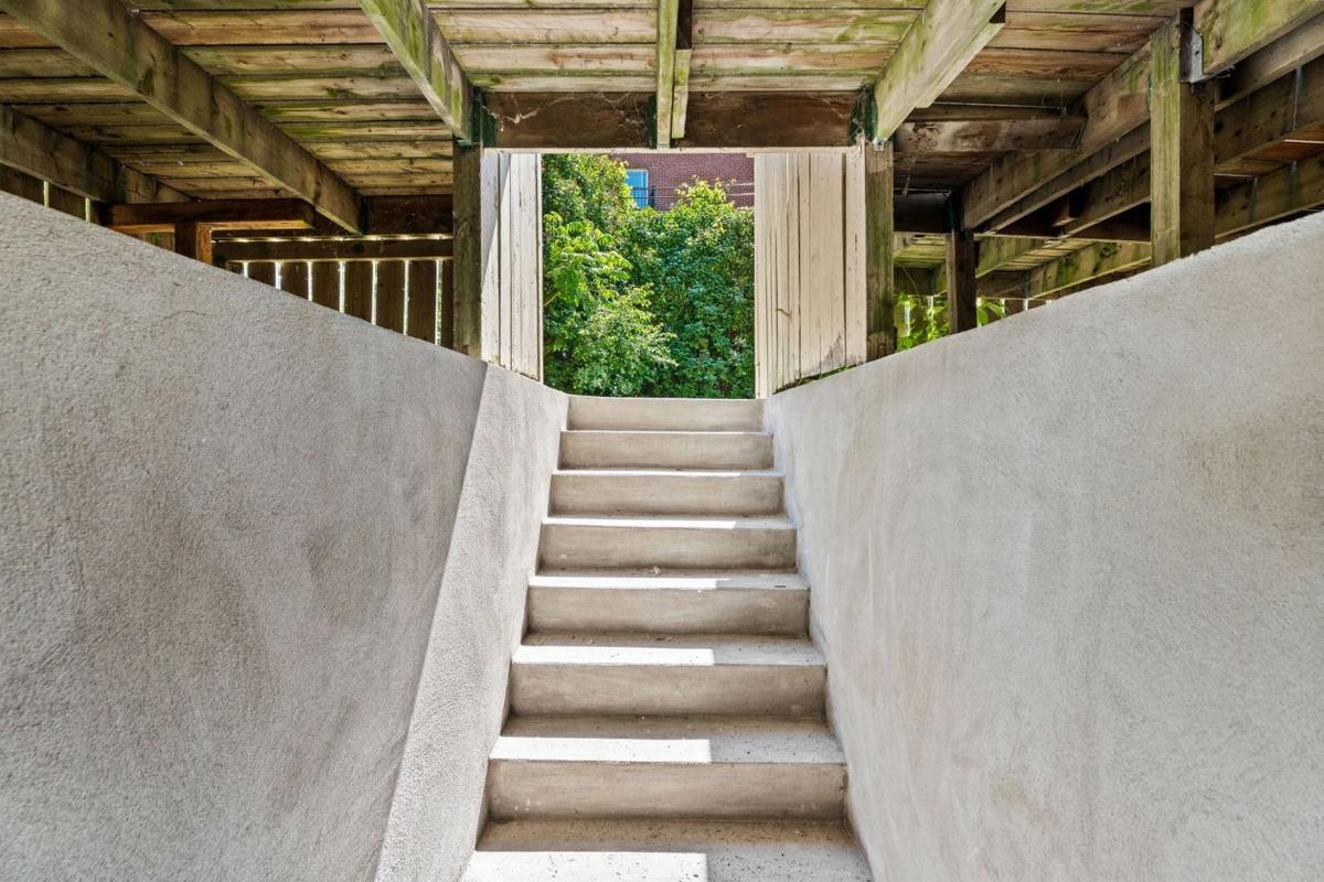 L'escalier entre les niveaux