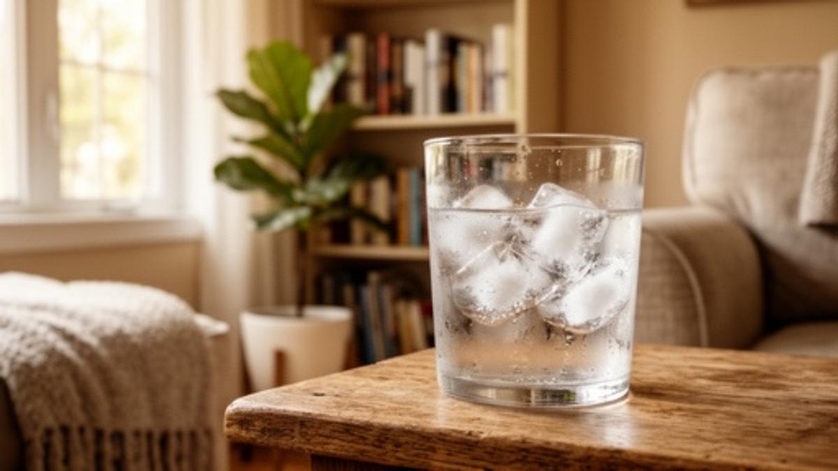 Verre glaçons
