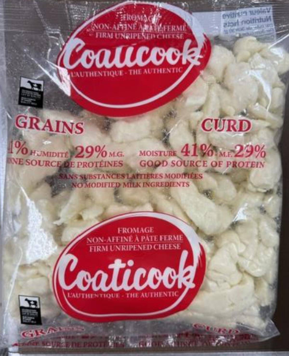 Fromage en grains cheddar Coaticook 1 kg