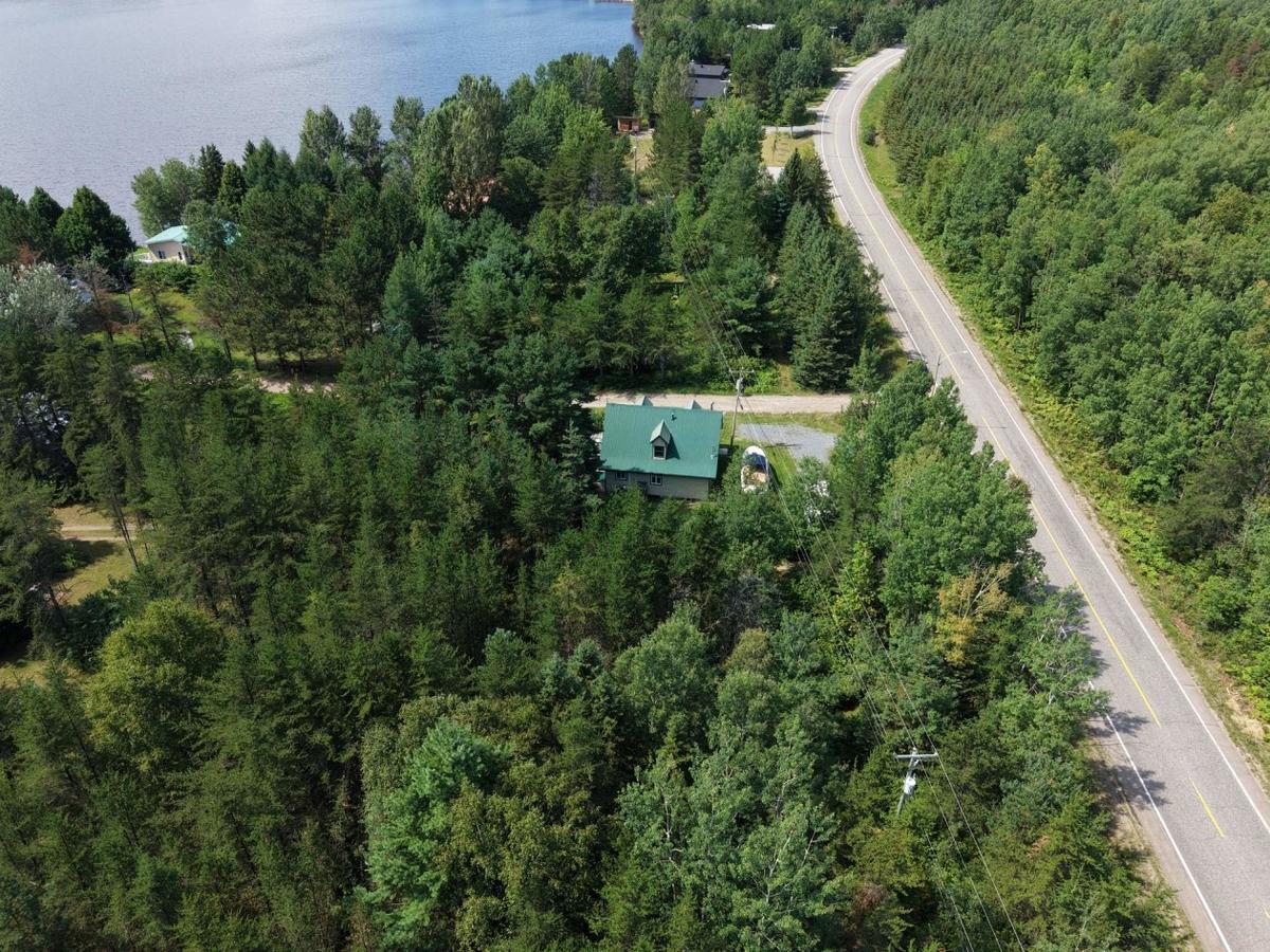 Le lac Kénogami vu du ciel