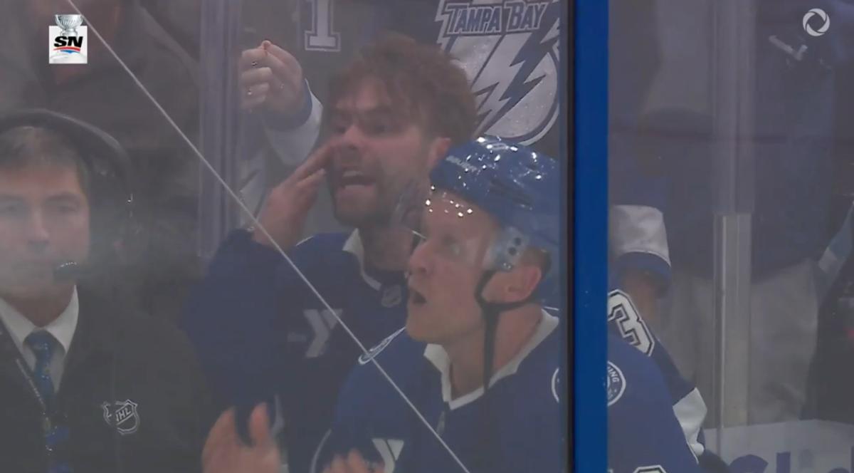 Brandon Hagel and Corey Perry