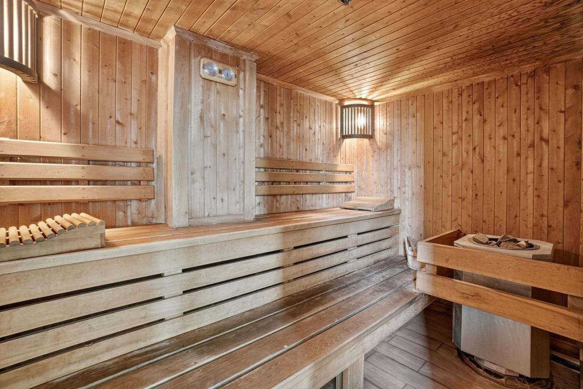 Sauna accessible aux résidents