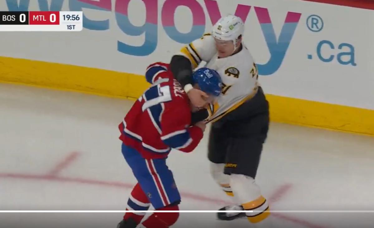 Un combat impliquant Jayden Struble et Nikita Zadorov