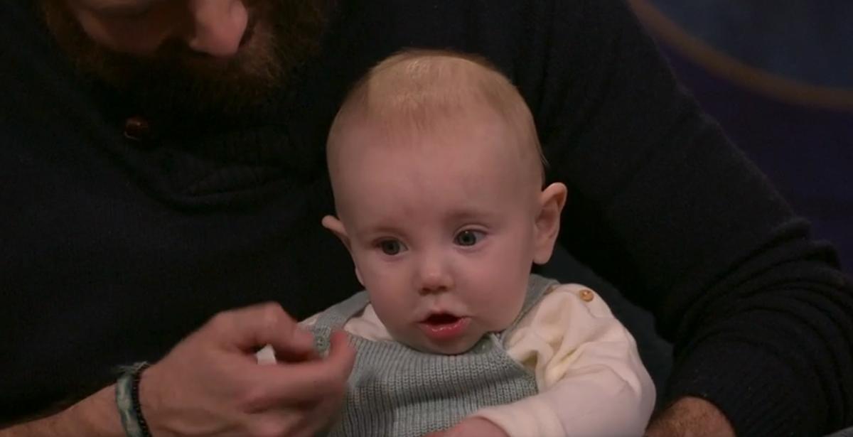 Laurier, le fils de Mylene St-Sauveur et Ludovick Bourdages