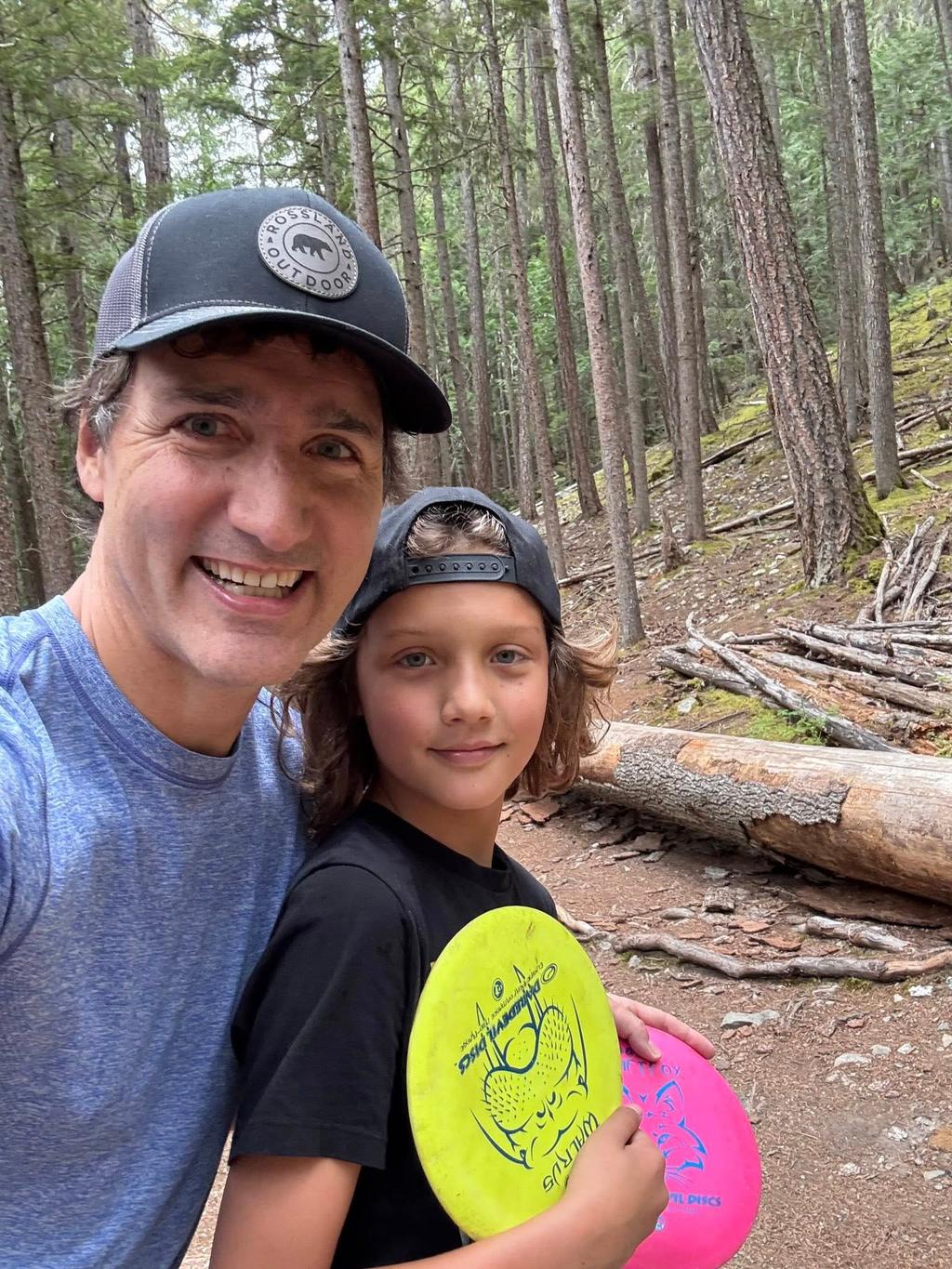 Justin Trudeau et son fils