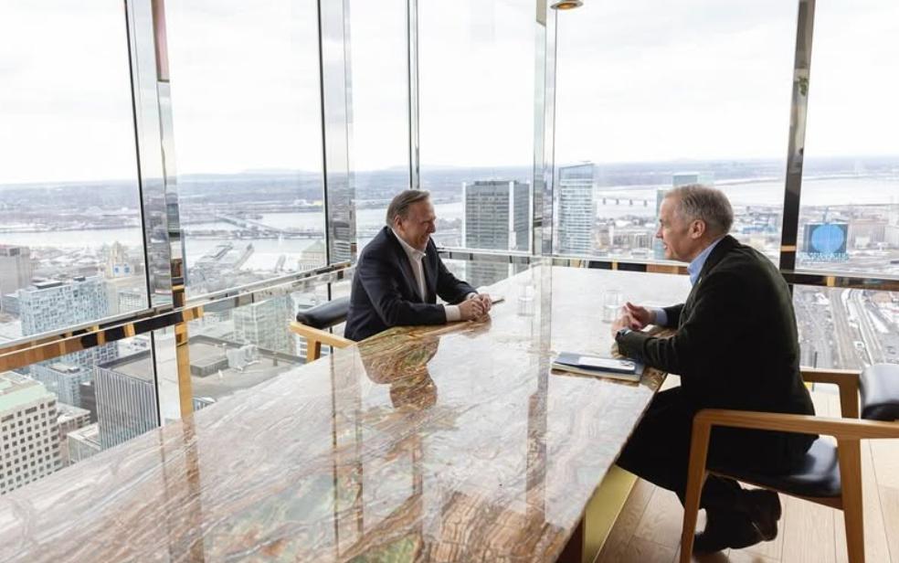 François Legault et Mark Carney