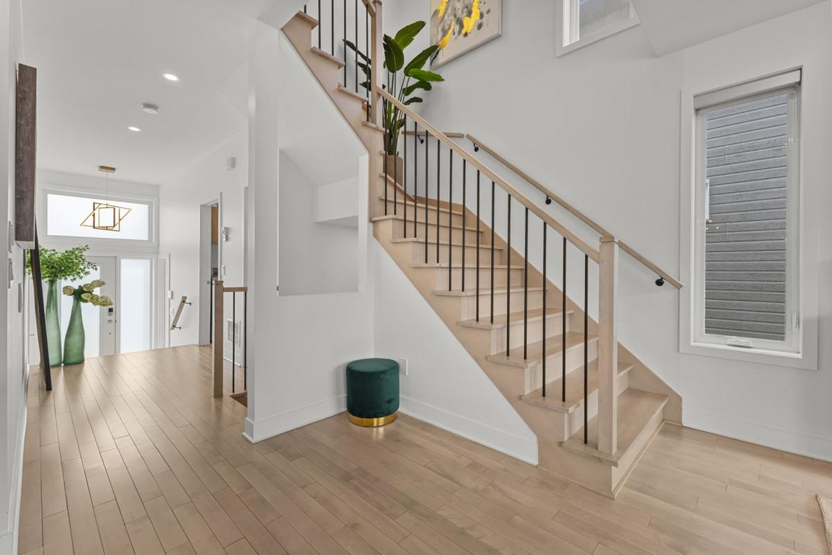 Escalier menant à l'étage