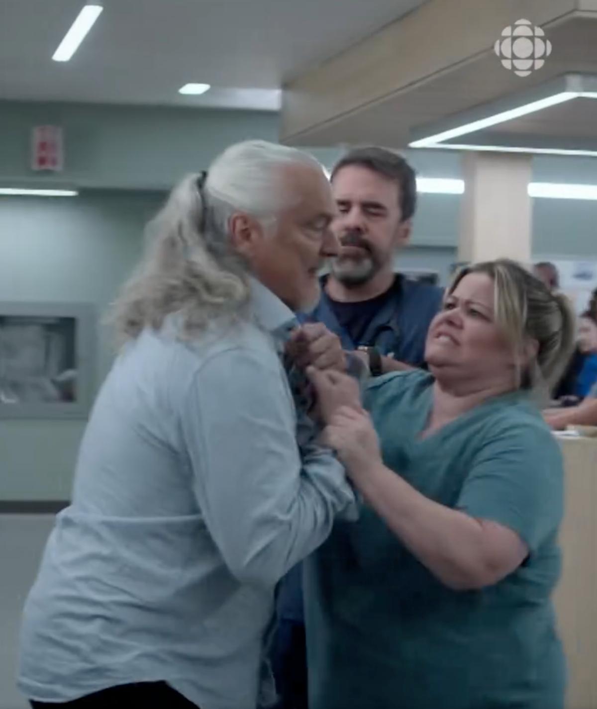 Normand D'Amour et Geneviève Schmidt dans STAT