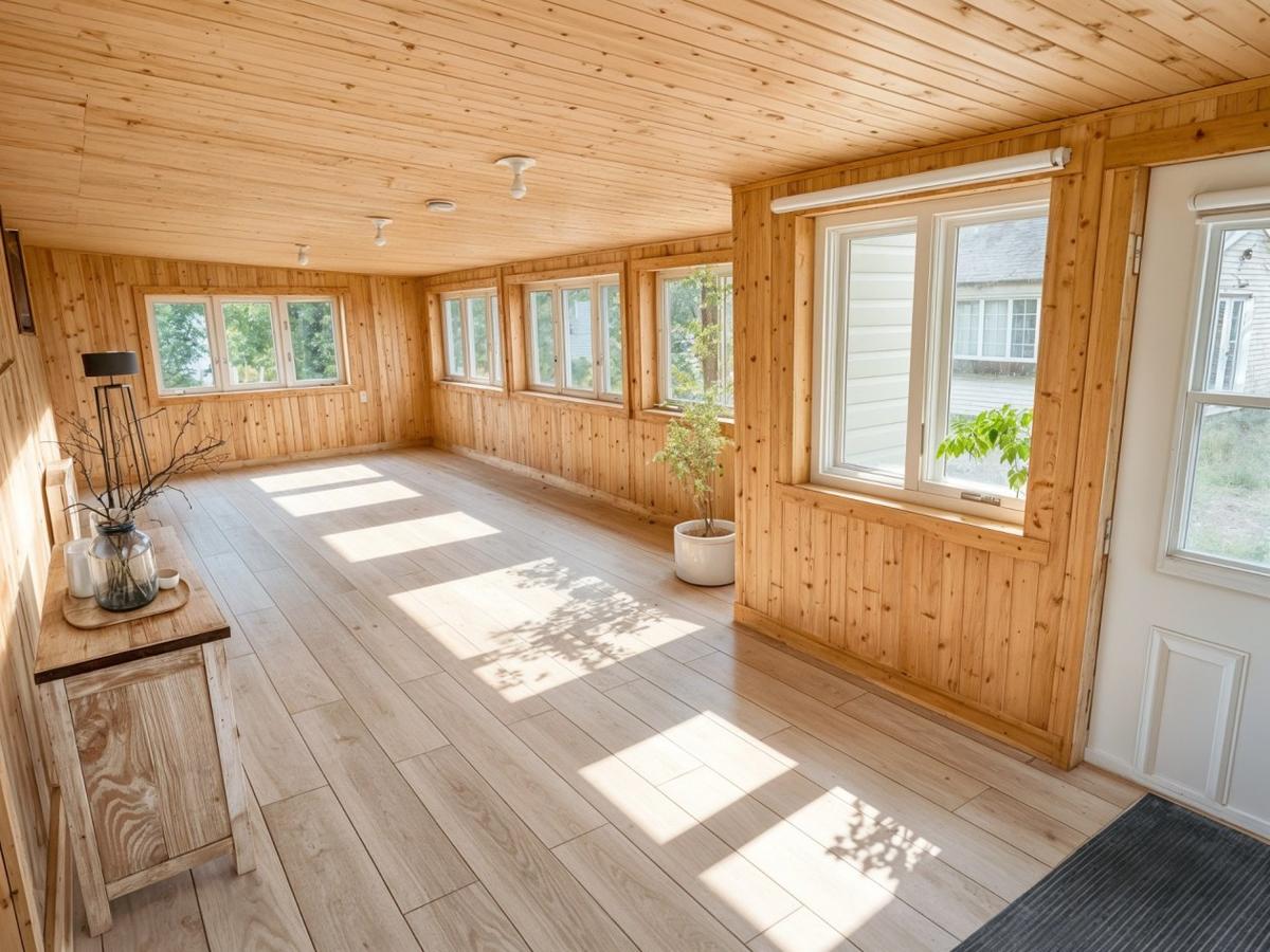 Véranda et espace extérieur