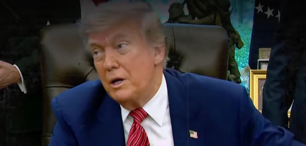 Donald Trump dans son bureau