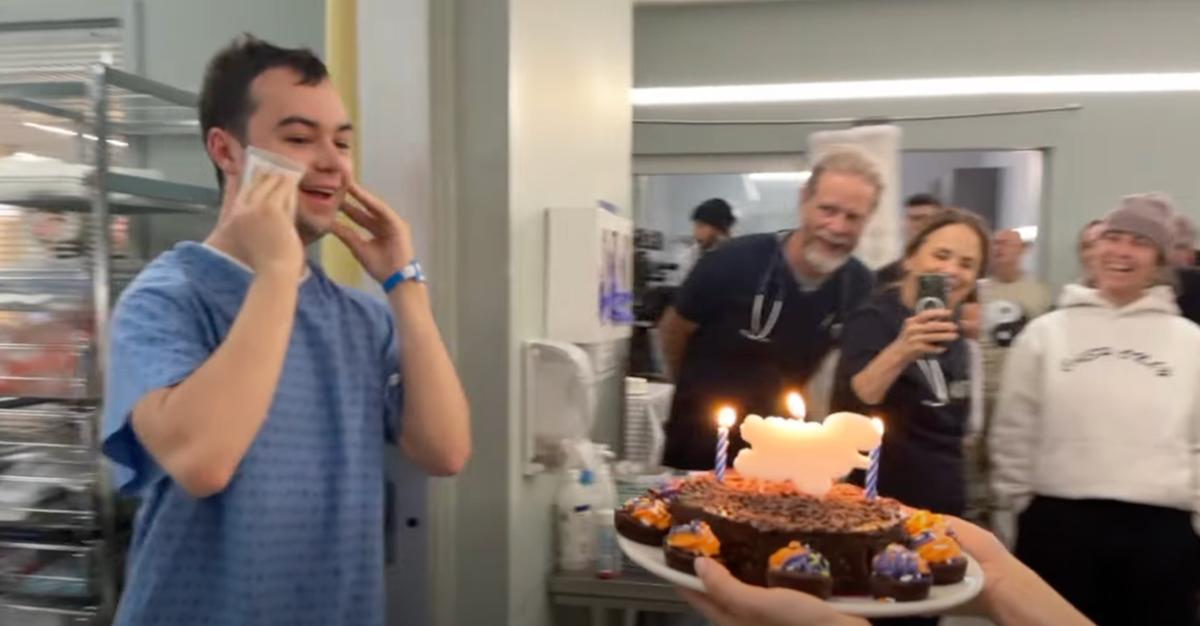 Benjamin Gratton sur le plateau de STAT