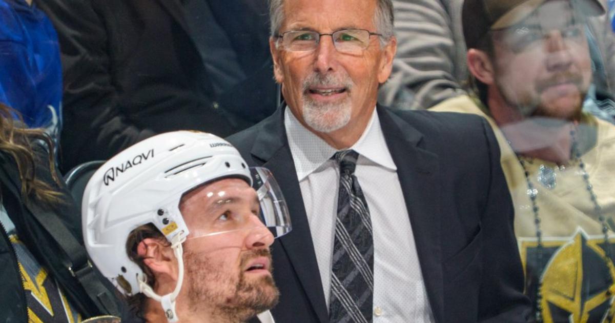 John Tortorella as head coach of the Vegas Golden Knights. 