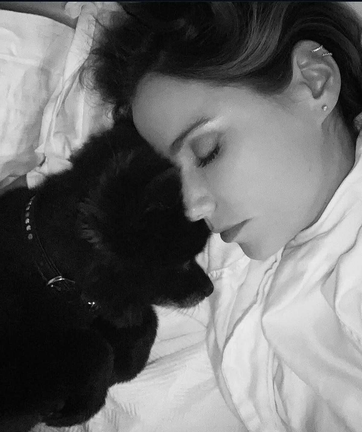 Annie-Soleil Proteau et son chien René