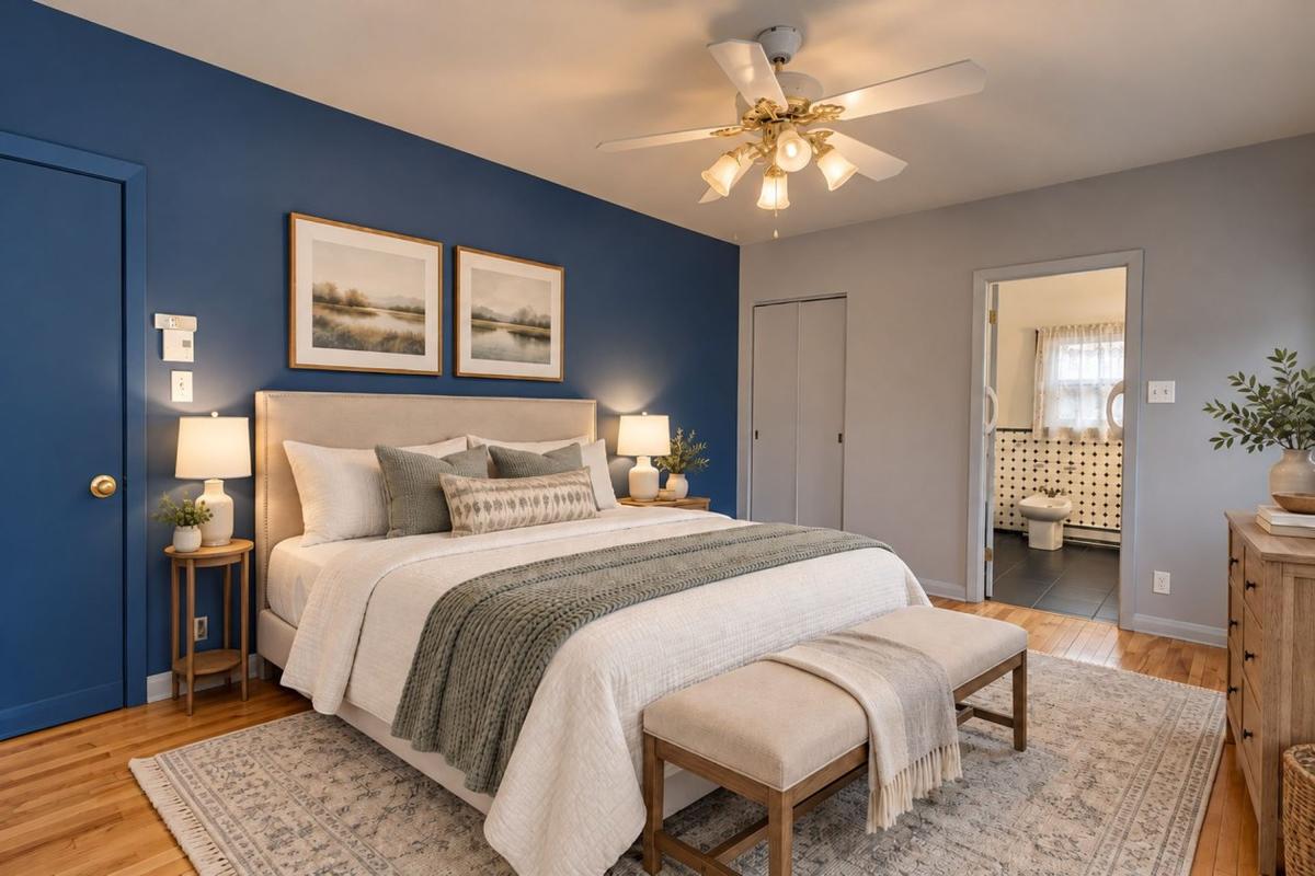 Chambre principale spacieuse