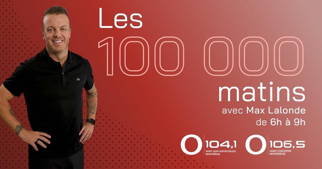 Max Lalonde 100000 matins