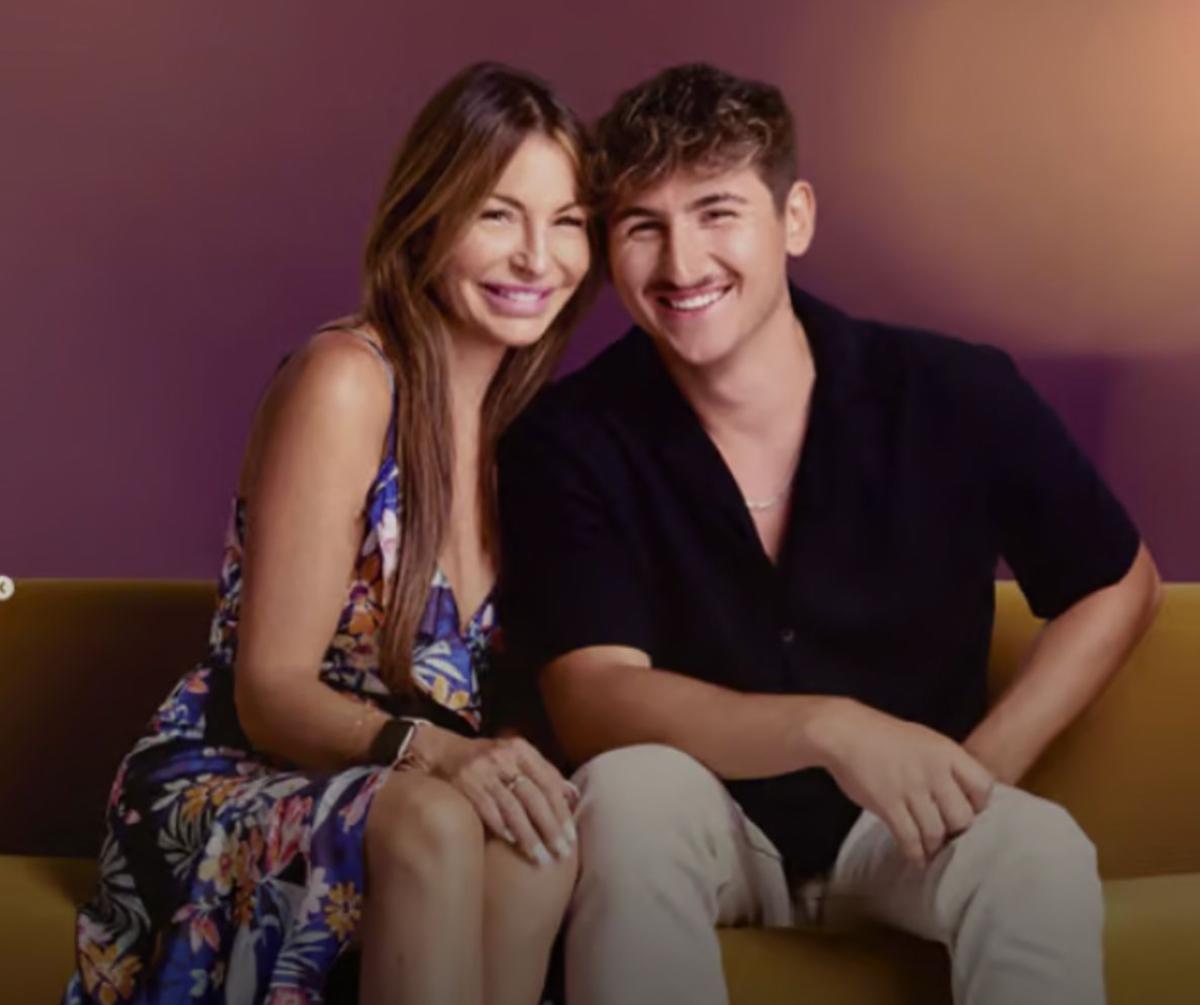 Chantal Bourgie et son fils