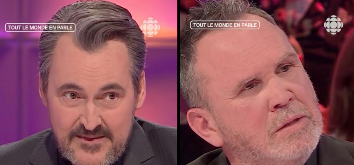 Guy A. Lepage et Dave Morissette à Tout le monde en parle