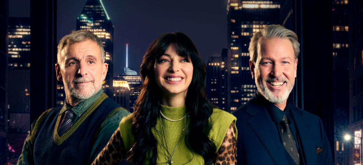 Patrick Huard, Rosalie Bonenfant et Ricardo Larrivée à Deux hommes en or