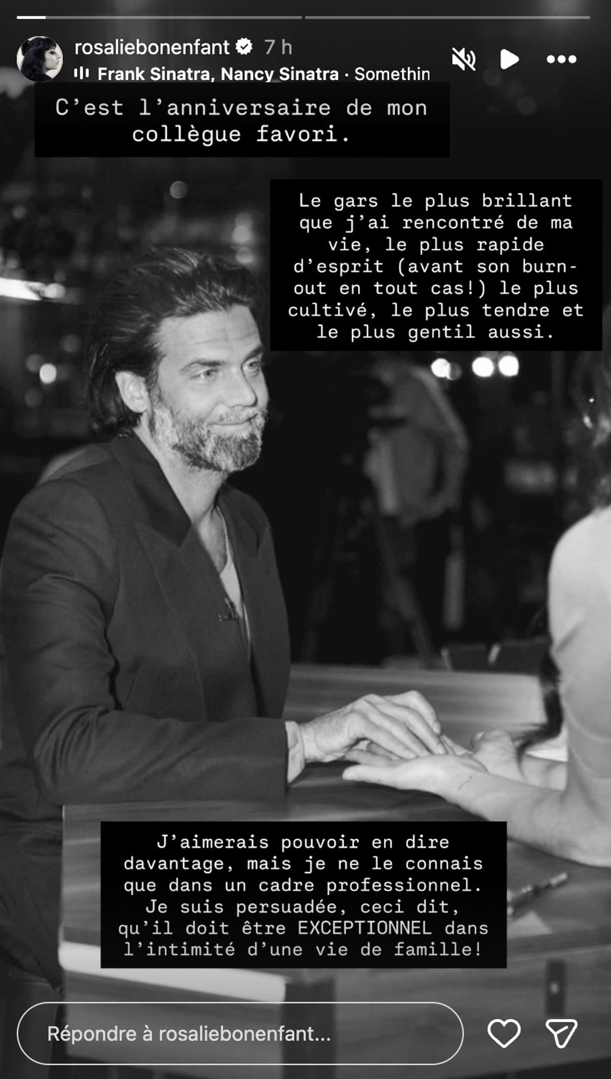 Rosalie Bonenfant souligne l'anniversaire de Jean-Philippe Wauthier