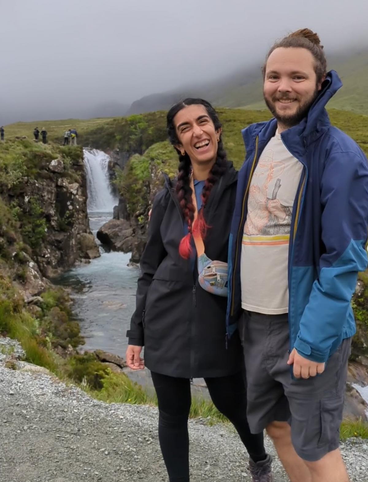 Farah Alibay et son conjoint