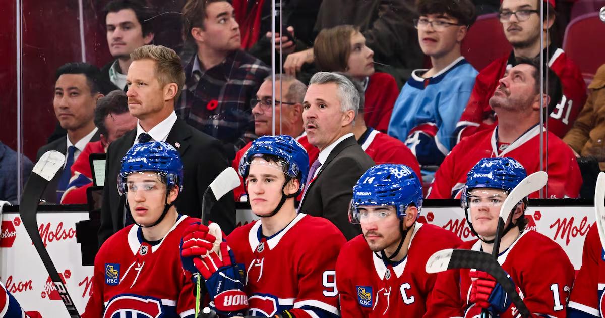 Letowski, Kapanen, Demidov, Suzuki, Caufield et St-Louis maussades