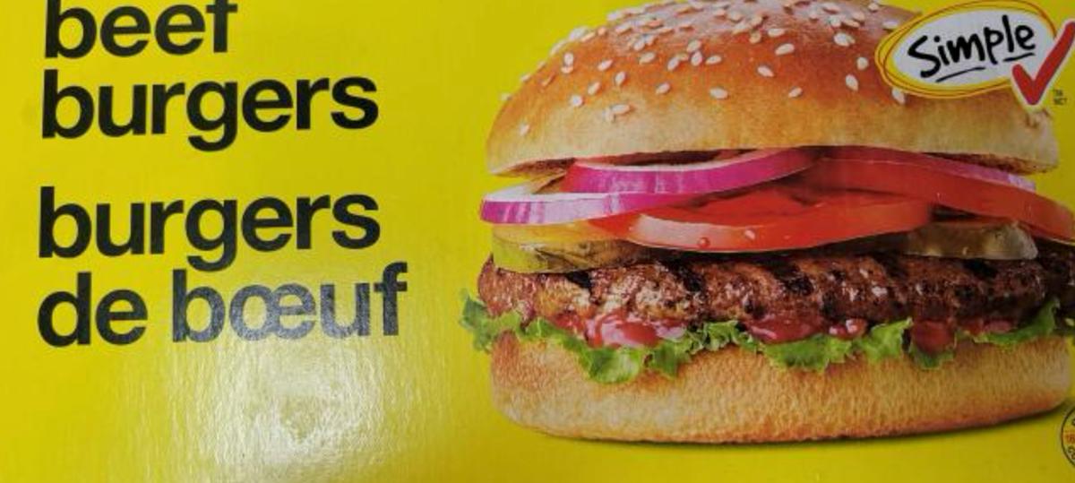 Burgers congelés Sans Nom visés par un rappel