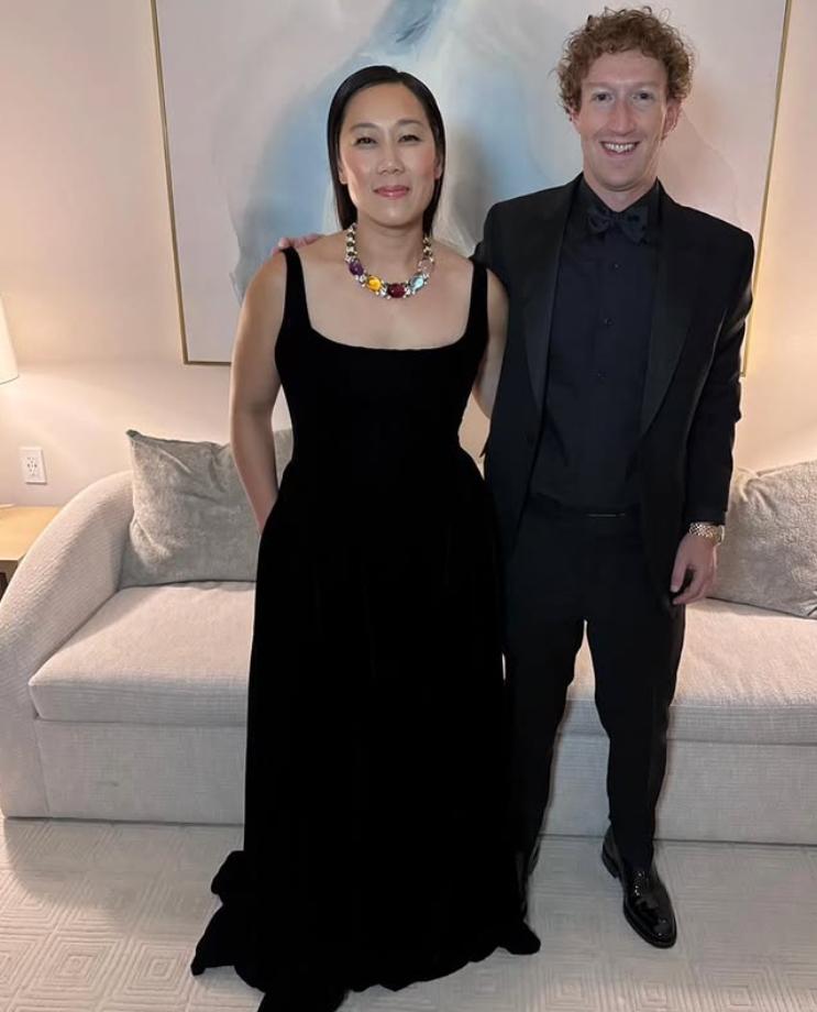 Zuckerberg et sa femme