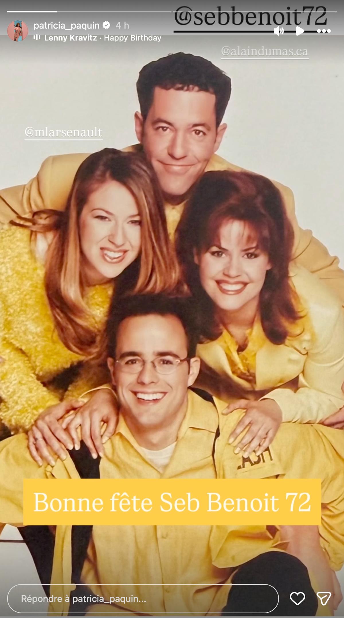 Patricia Paquin, Sébastien Benoit, Marie-Louise Arsenault et Alain Dumas