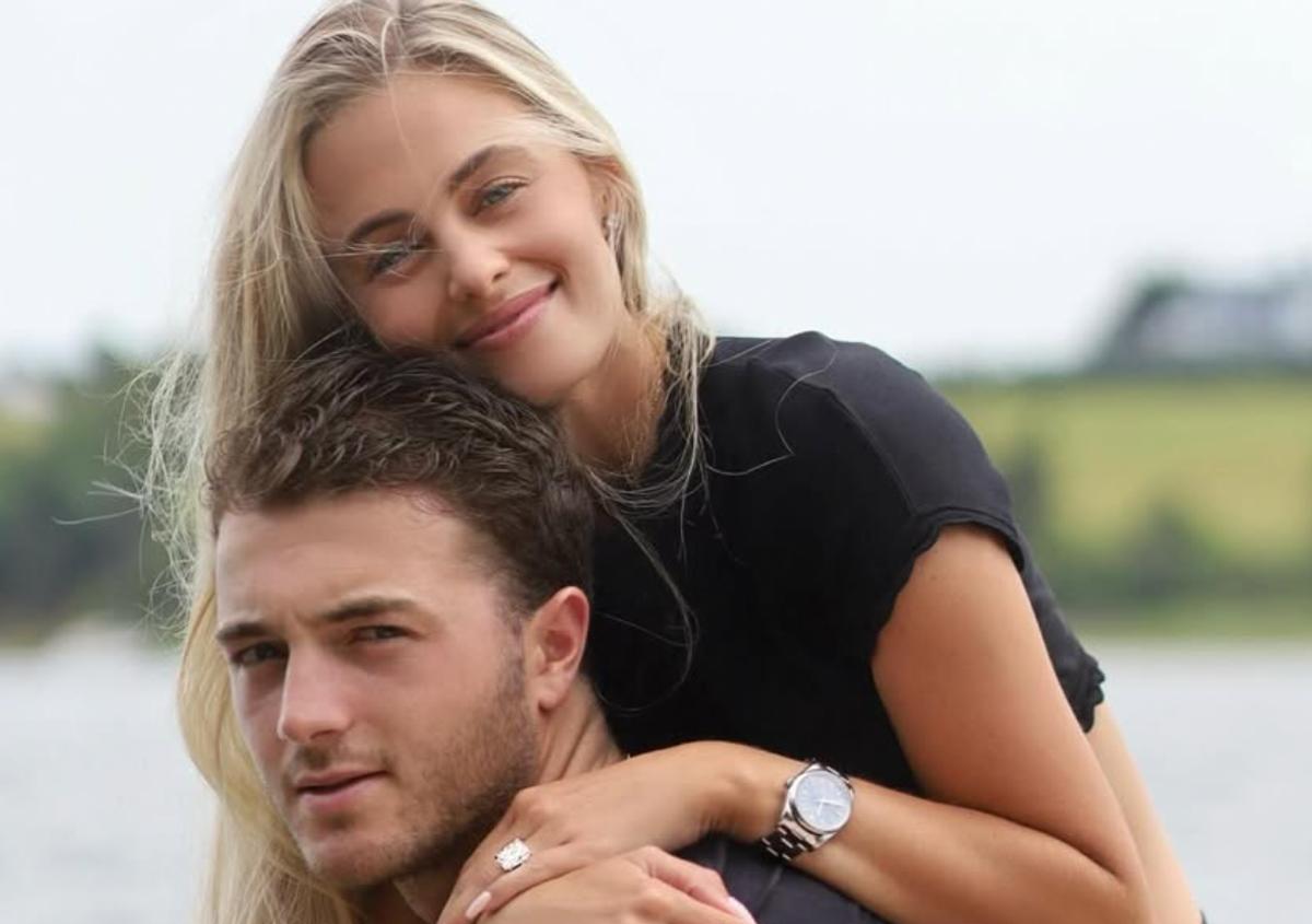 Noah Dobson et sa femme Alexa