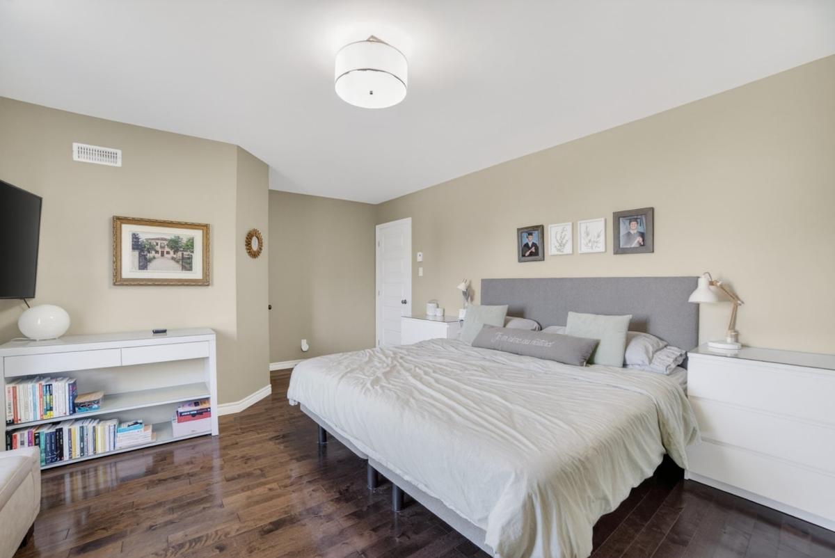 Chambre principale, vue sur la fenestration