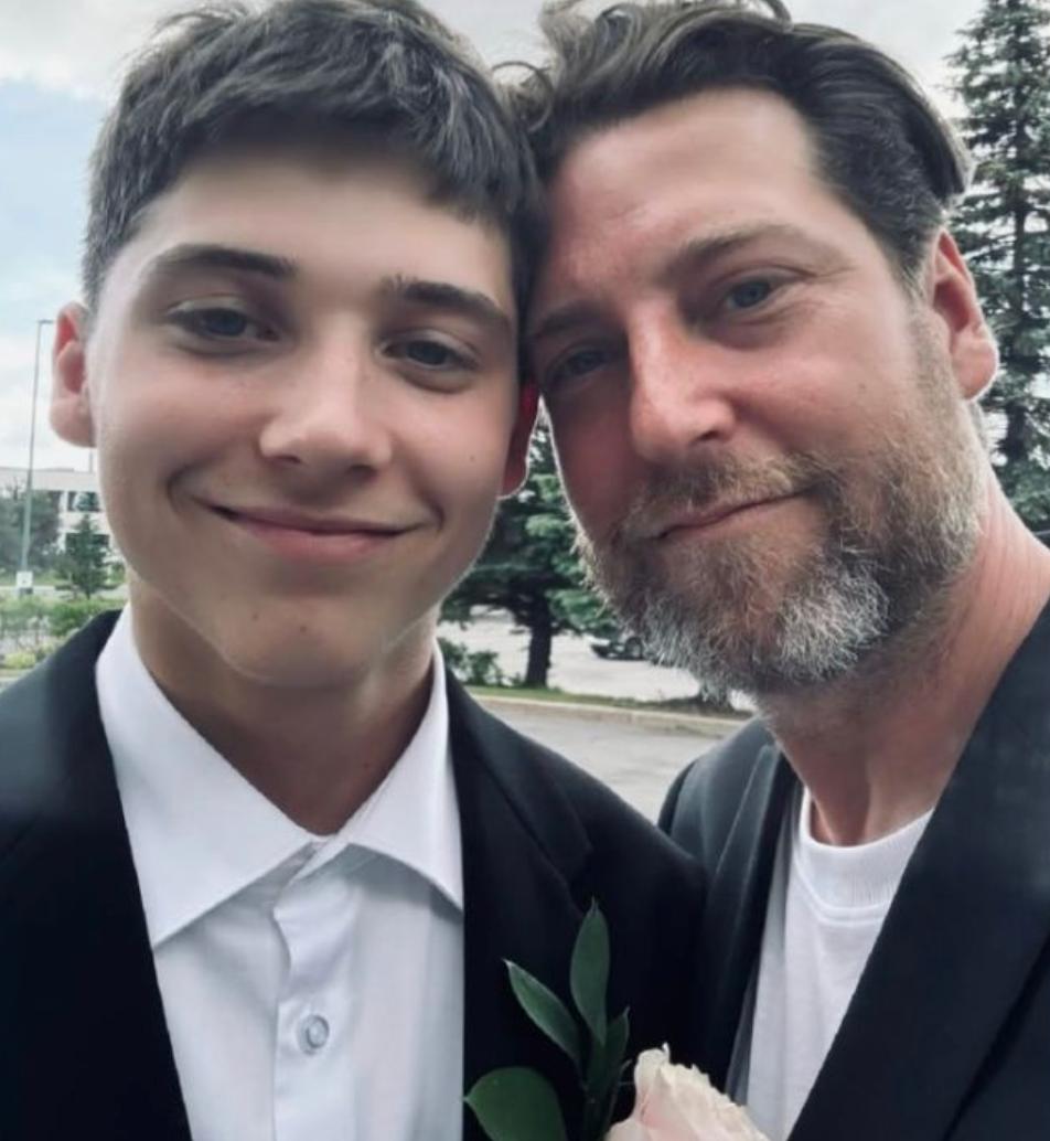 Milan Niquet et son père Marc-André Niquet