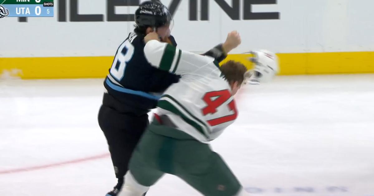 Liam O’Brien and Michael McCarron engaged in a fight.