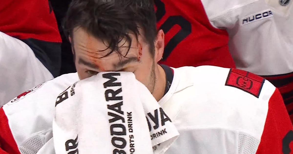 Ridly Greig-Cheap Shot-Game 4-Sean Walke