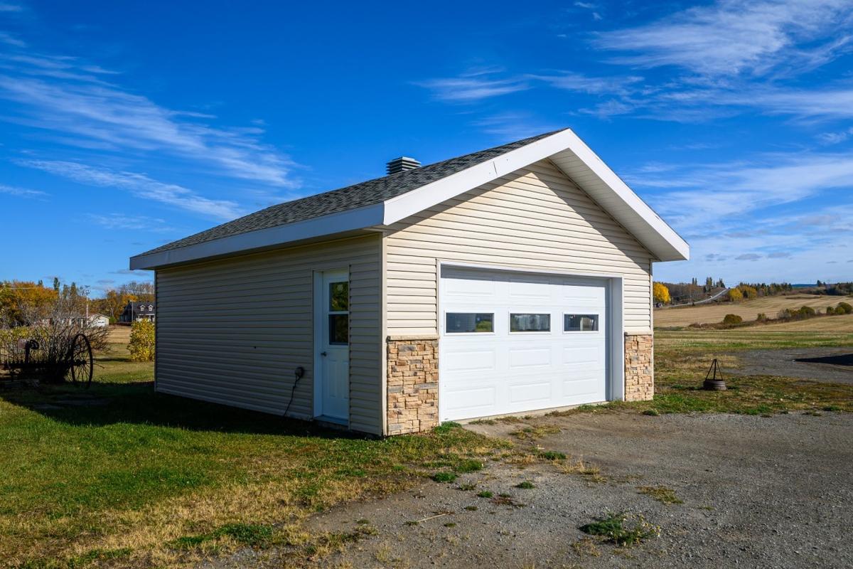 Vue extérieure du garage