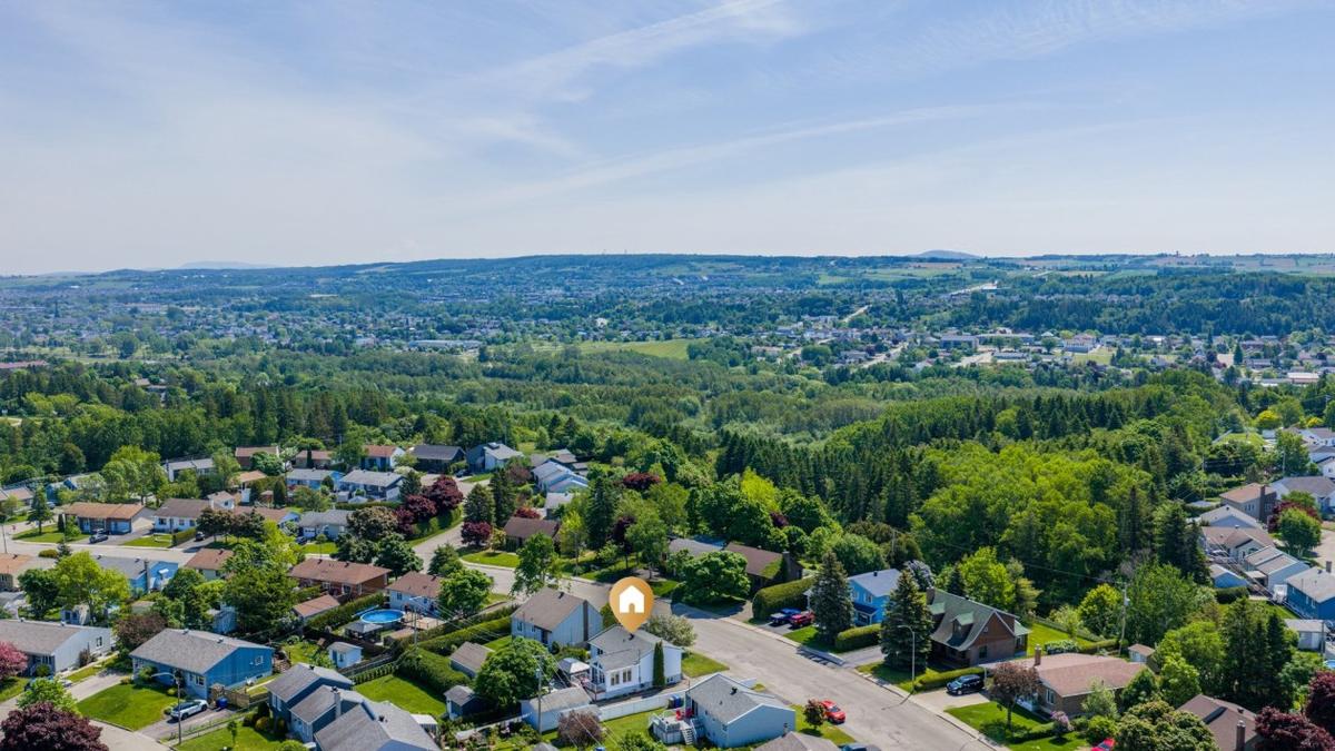 Le quartier vu du ciel