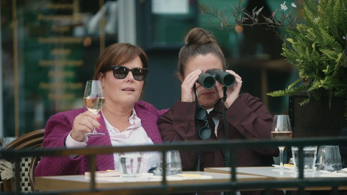 Patricia Paquin et Jessica Barker à La Mi-Temps