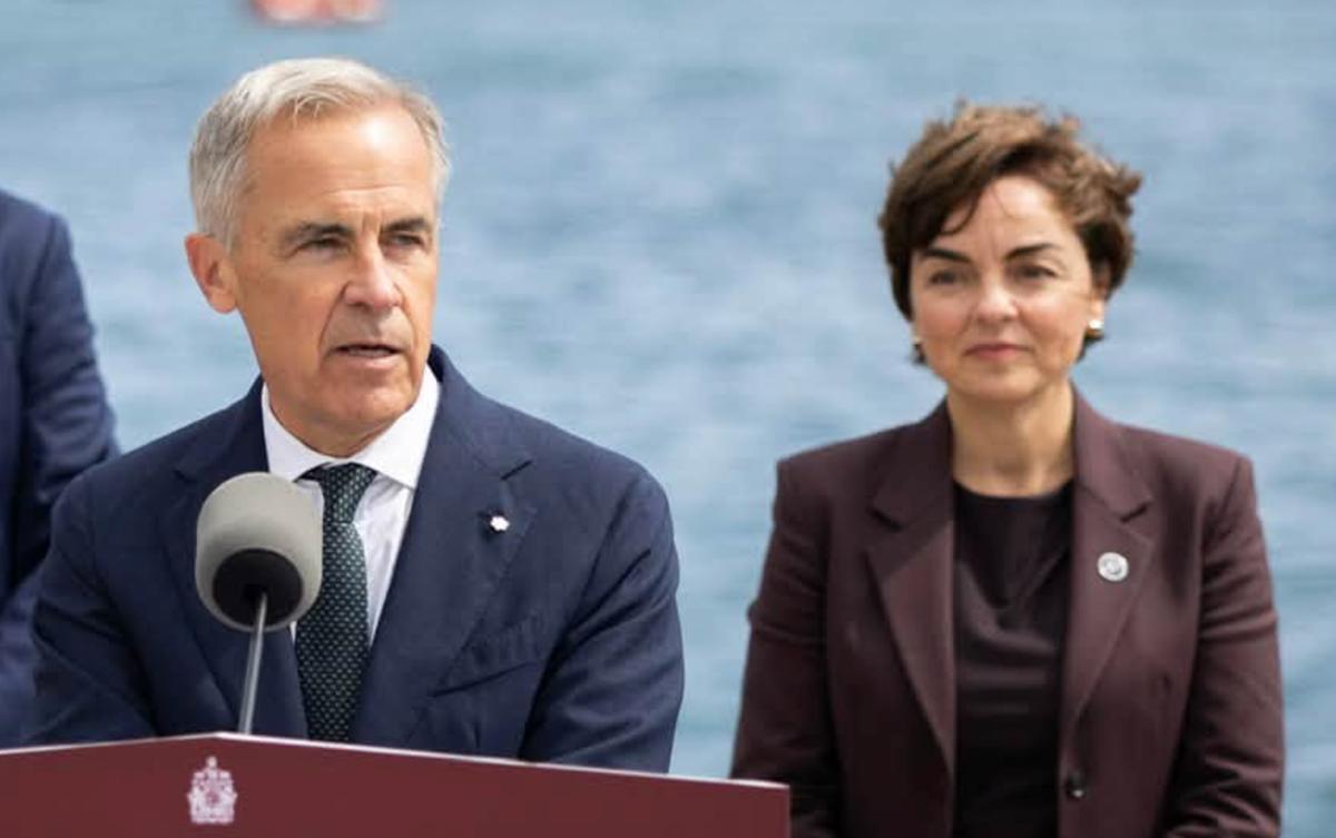 Mark Carney et Christine Fréchette