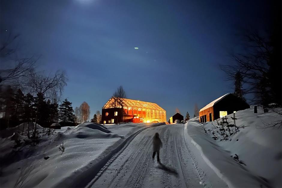 Maison, hiver