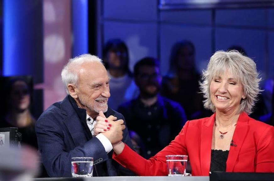 Yvon Deschamps et sa femme