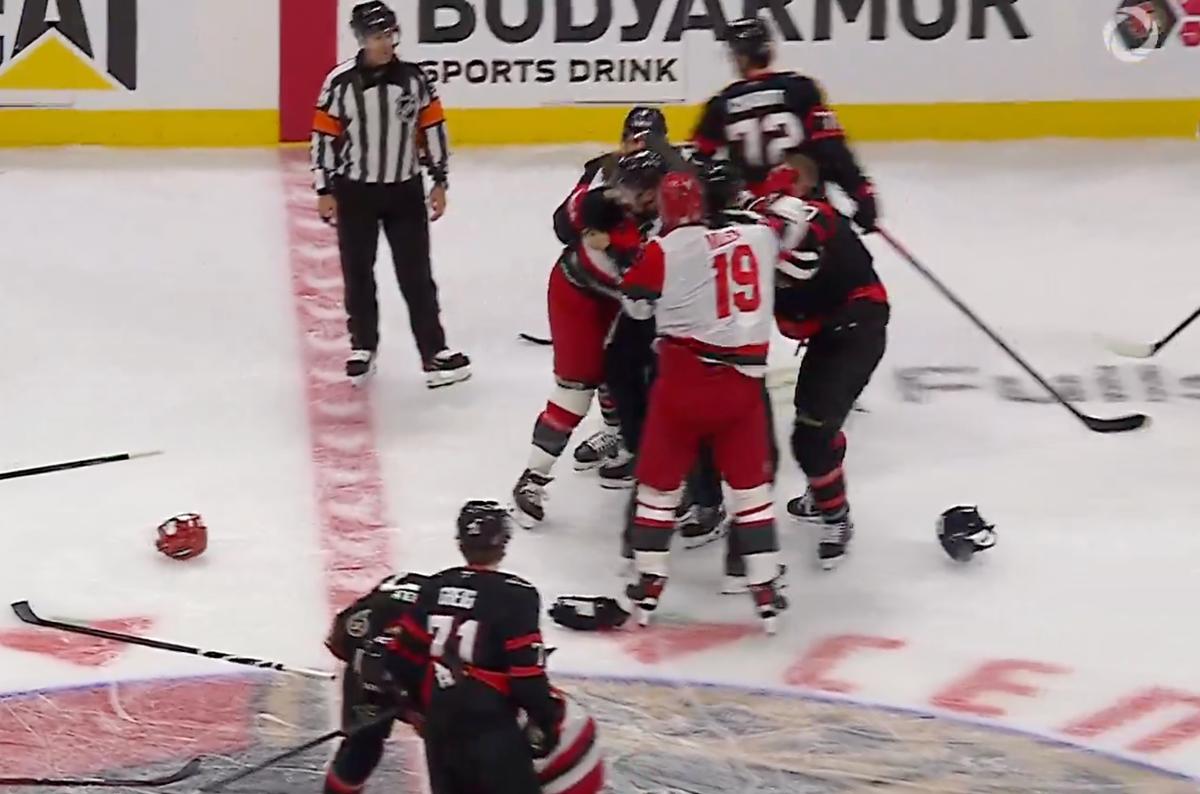 Hurricanes et Senators