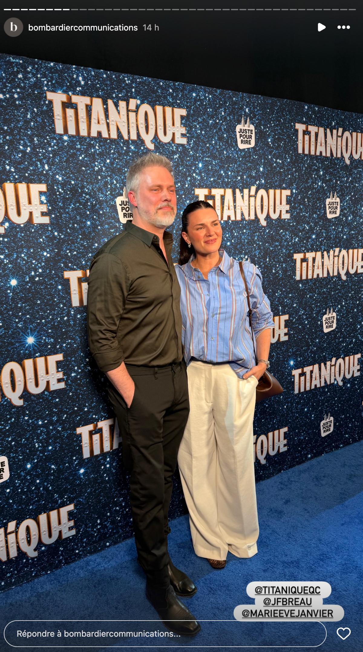 Marie-Ève Janvier et Jean-François Breau