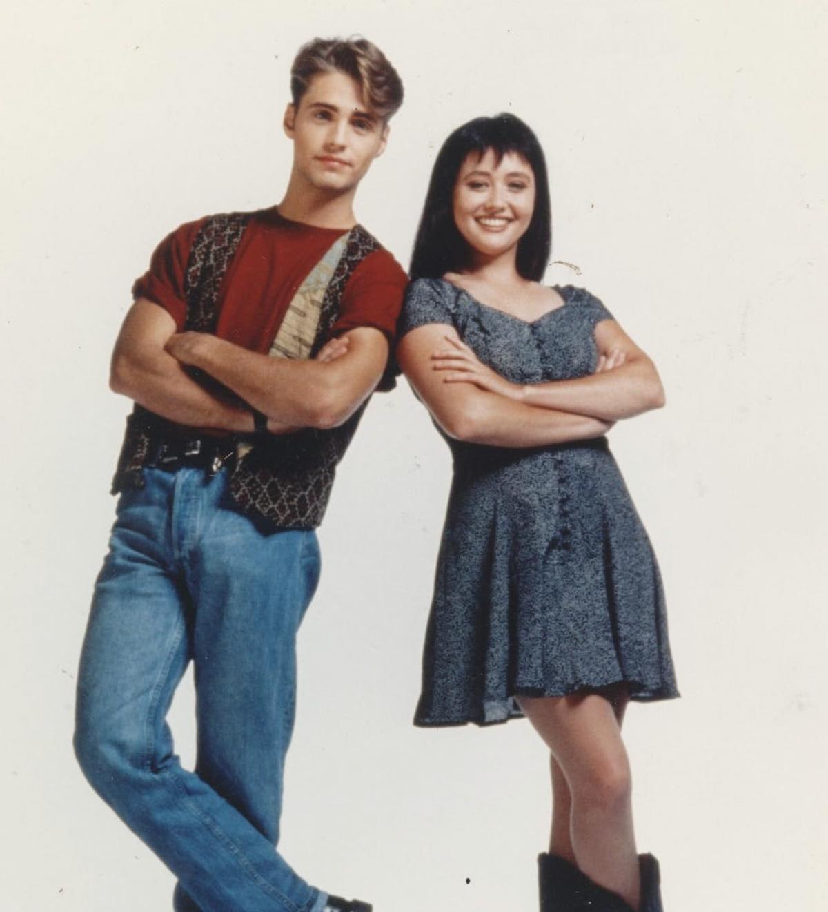 Jason Priestley et Shannen Doherty